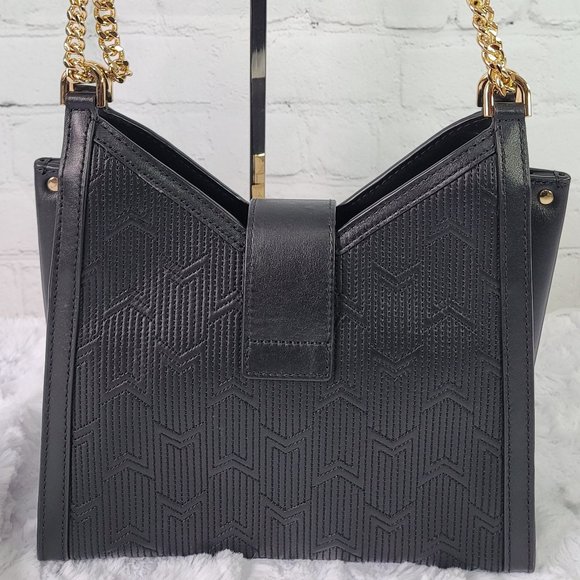 Michael Kors Whitney Quilted Small Chain Shoulder Tote Black Leather - Picture 7 of 16